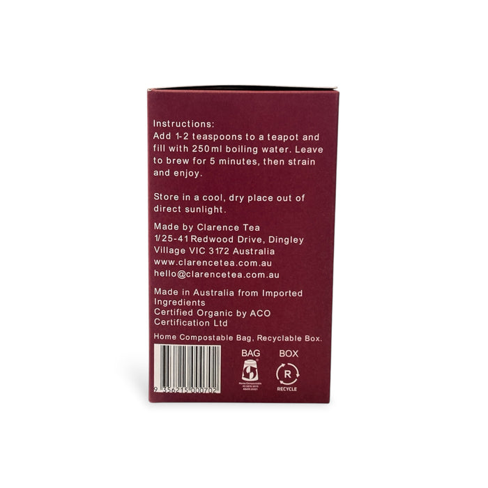 Organic Loose Leaf  Caffeine Free Nourish ACO Certified  Compostable Bag